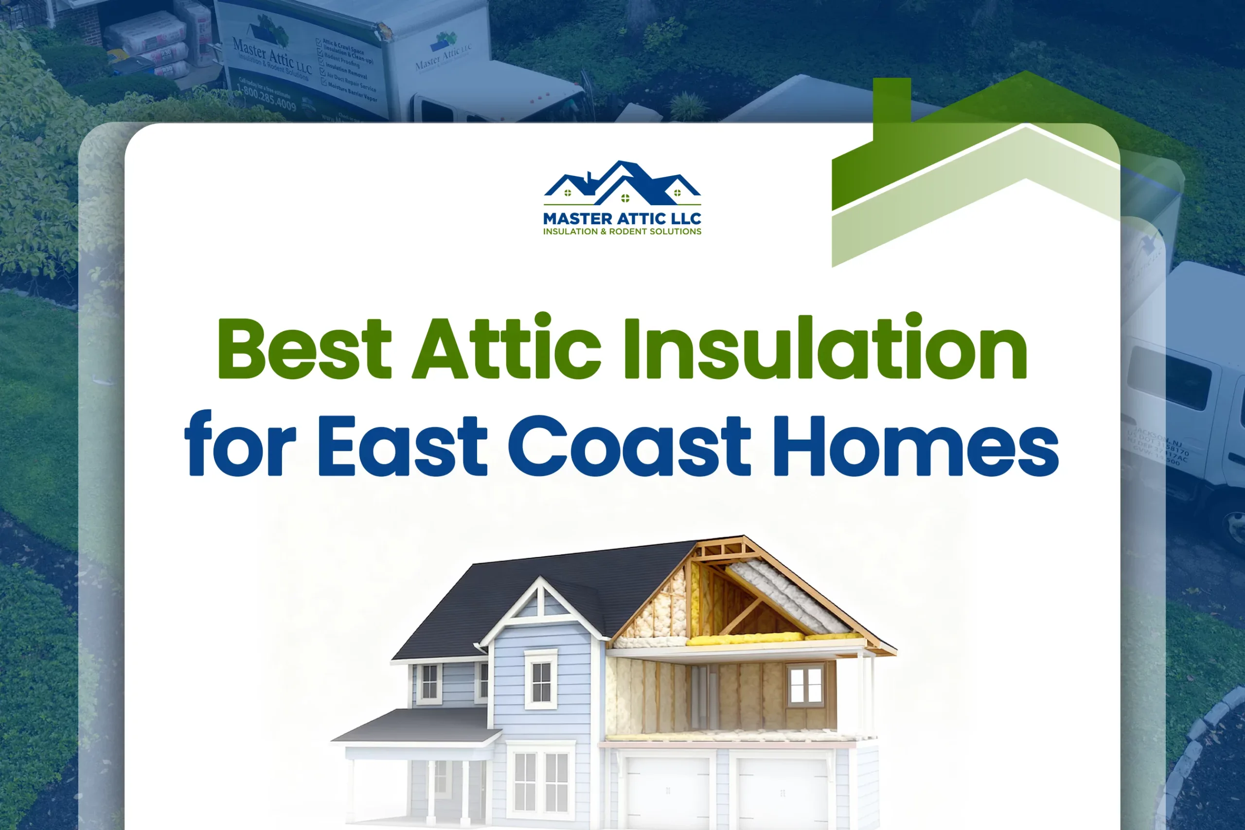 Efficient attic insulation solutions for East Coast homes by Master Attic.
