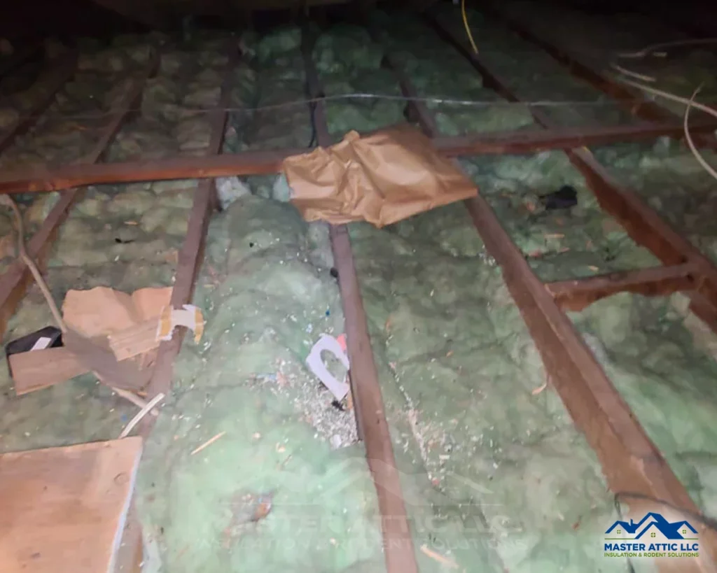 Sign 2 That Your Attic Insulation Needs Replacement Visible Insulation Damage