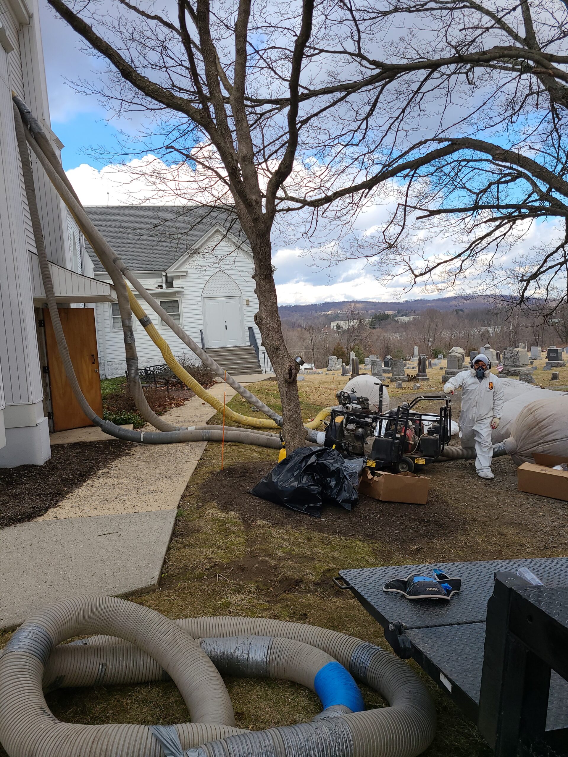 master attic professionals doing attic insulation