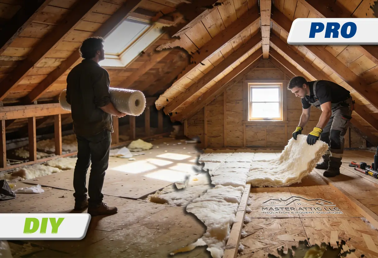 To DIY or Not To DIY Attic Insulation