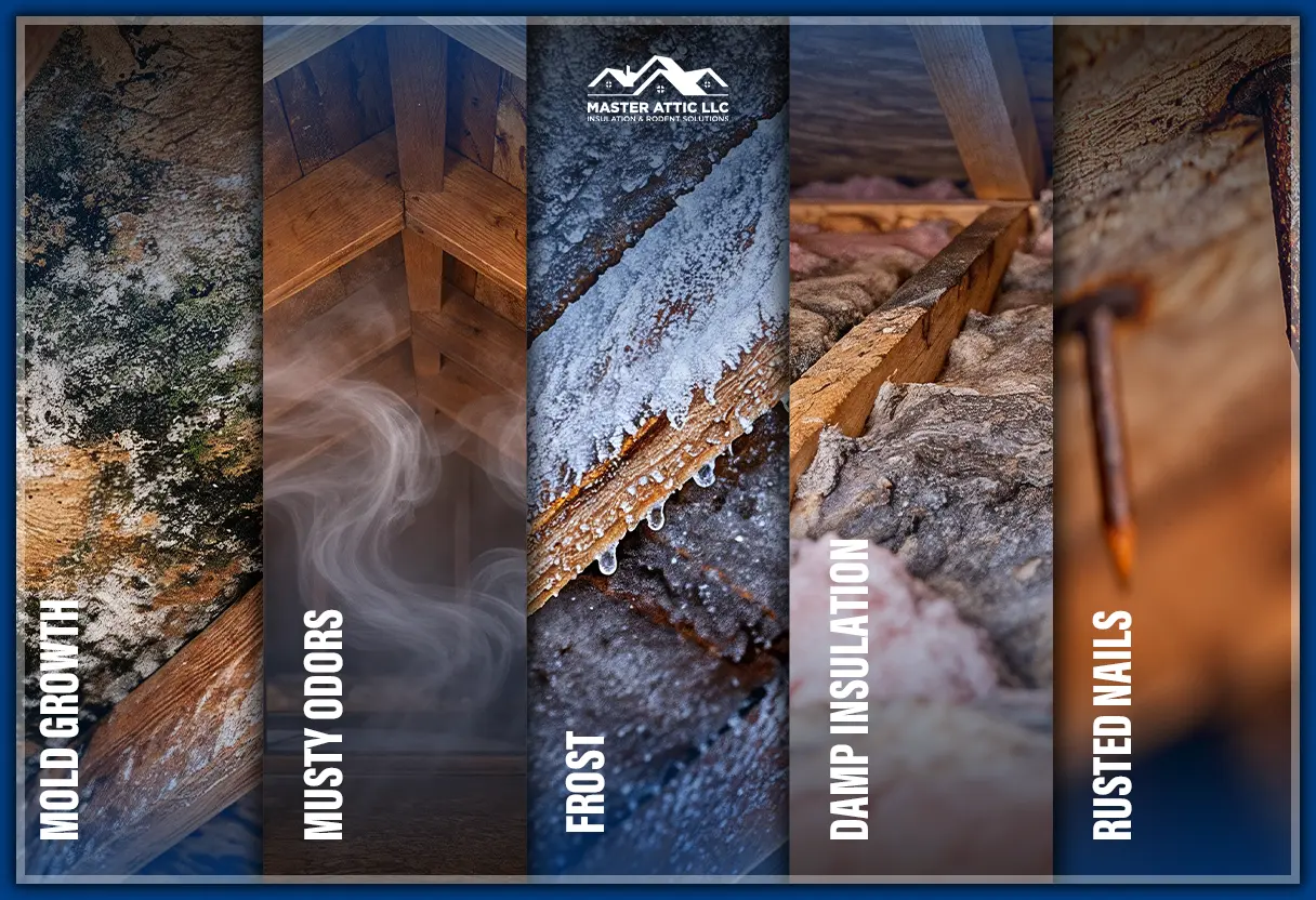 What Are Signs Of Too Much Attic Moisture In Fall Season