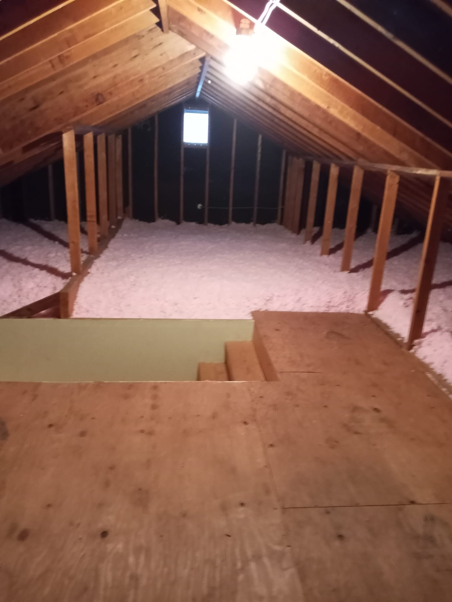 Complete attic insulation removal and replacement
