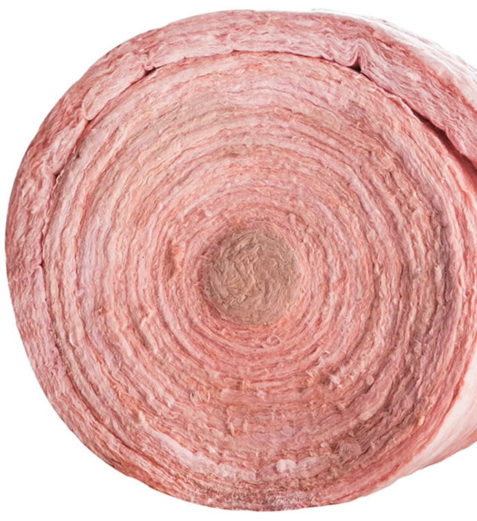 Resistant fiberglass attic insulation roll for commercial building renovation.
