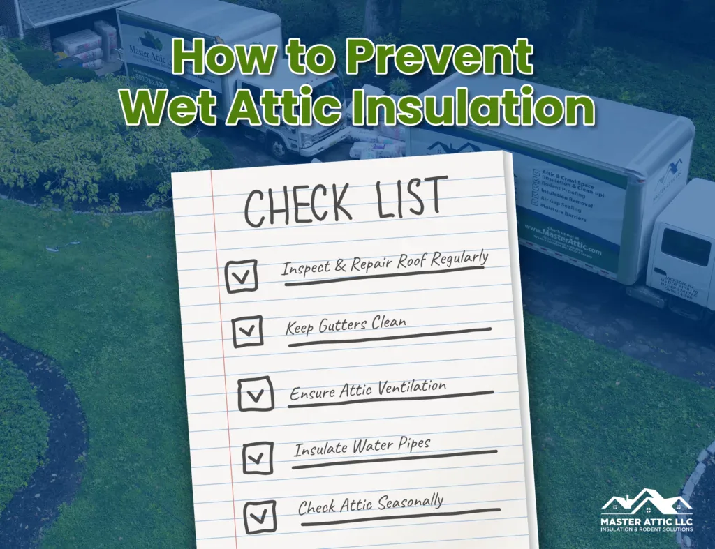 How to Prevent Wet Attic Insulation